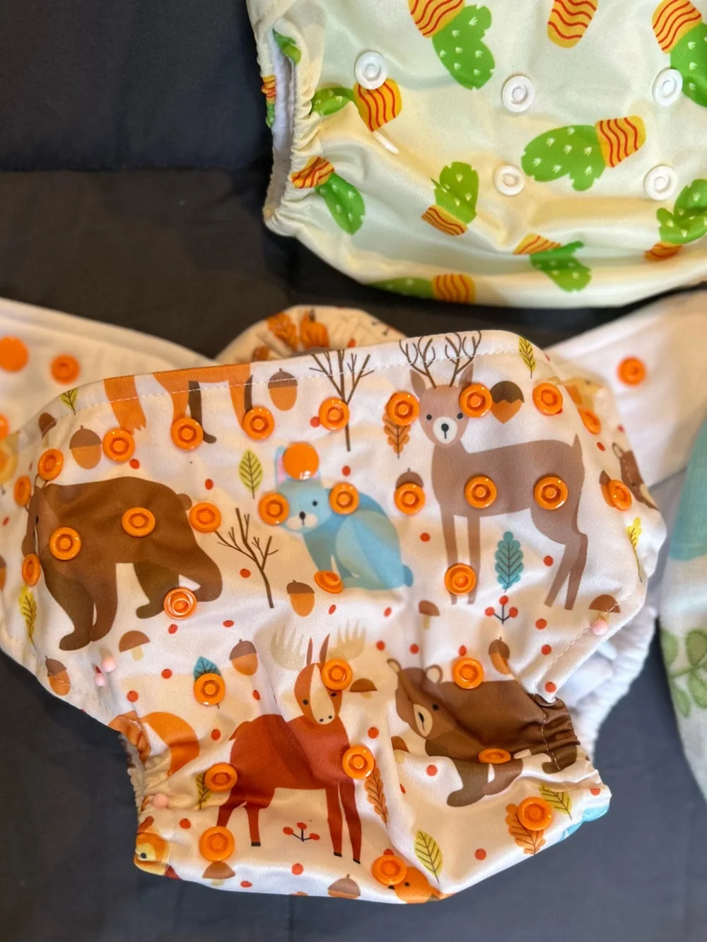 Adjustable Reusable Cloth Diaper Set of 3